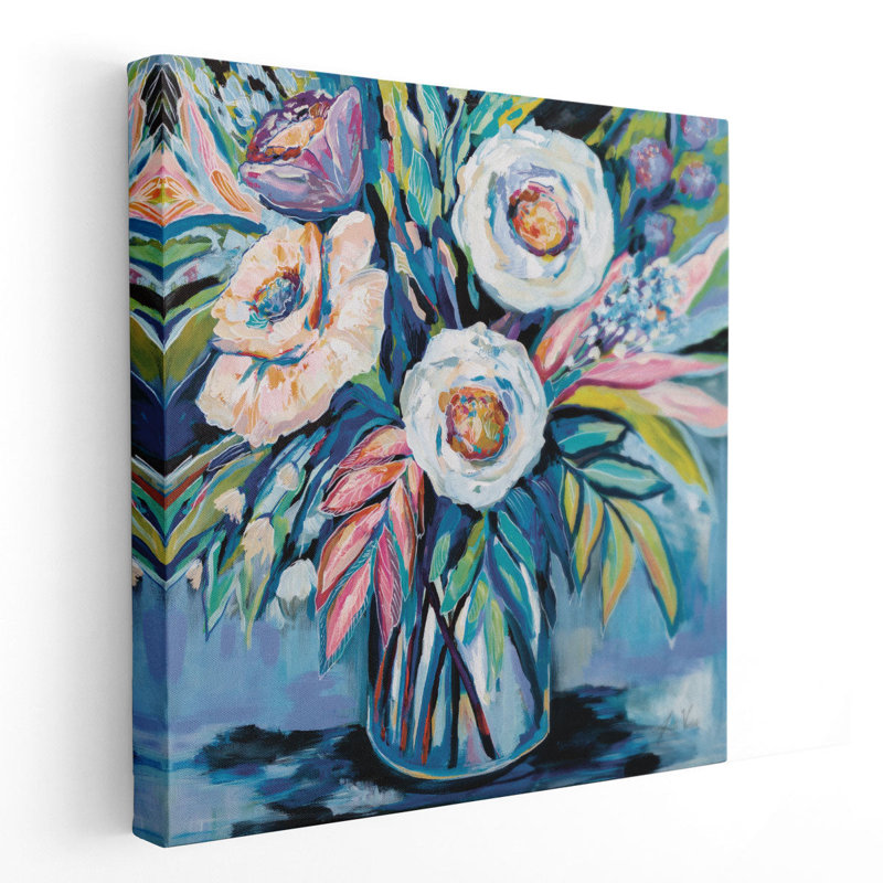 Confetti Light - reproduction d'art sur toile, H 40 po x l 40 po