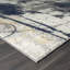 Stourbridge Abstract Area Rug in Navy/White/Gray-1236132360