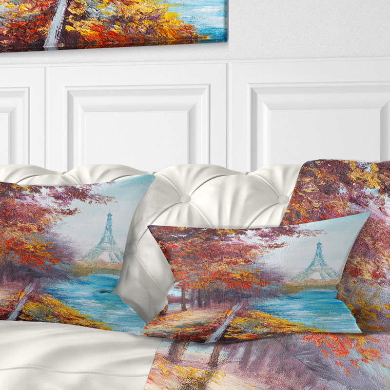 Coussin lombaire Landscape Paris Eiffel Tower View