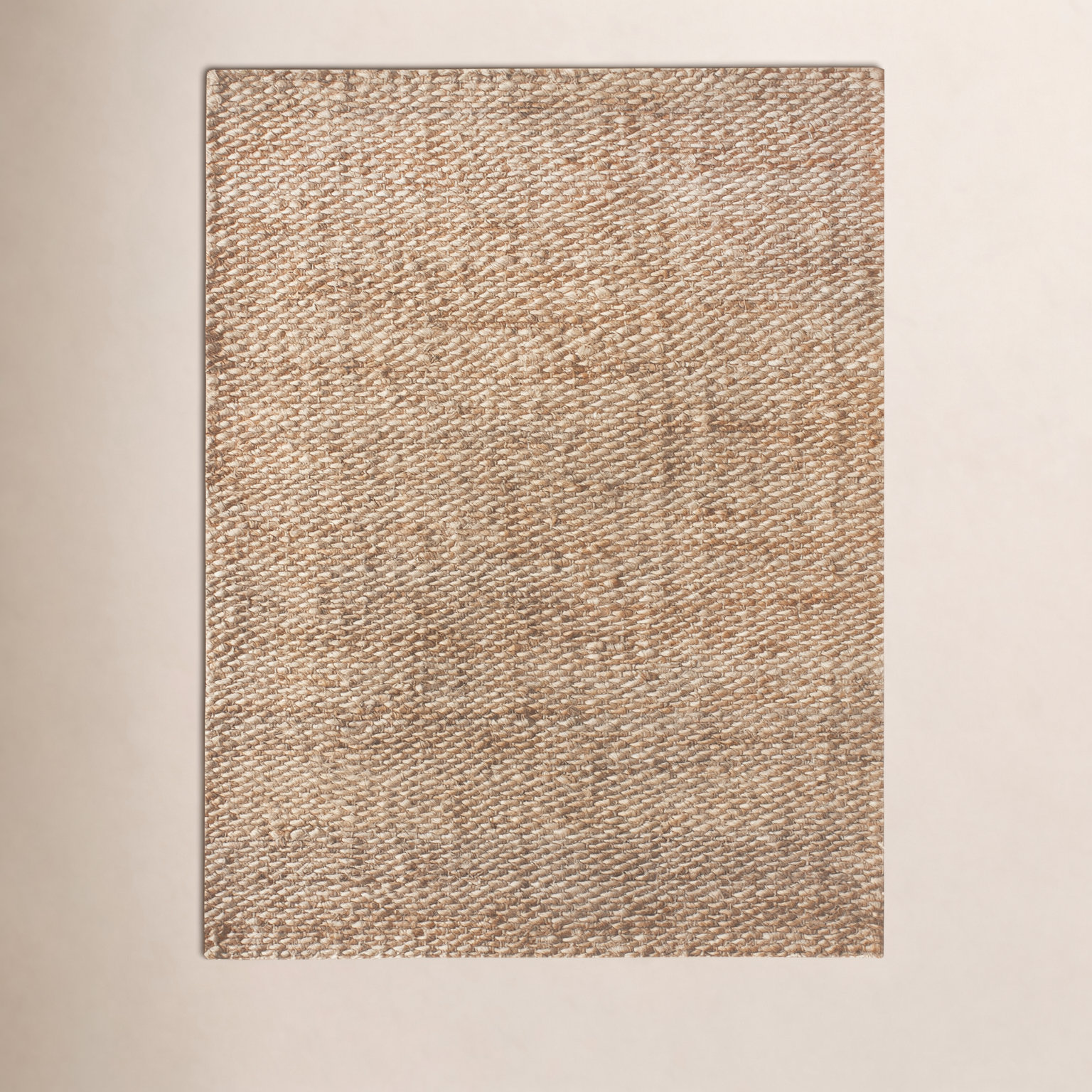 Natural Hand-Woven Jute Rug, Rectangle 8'6" x 11'6"