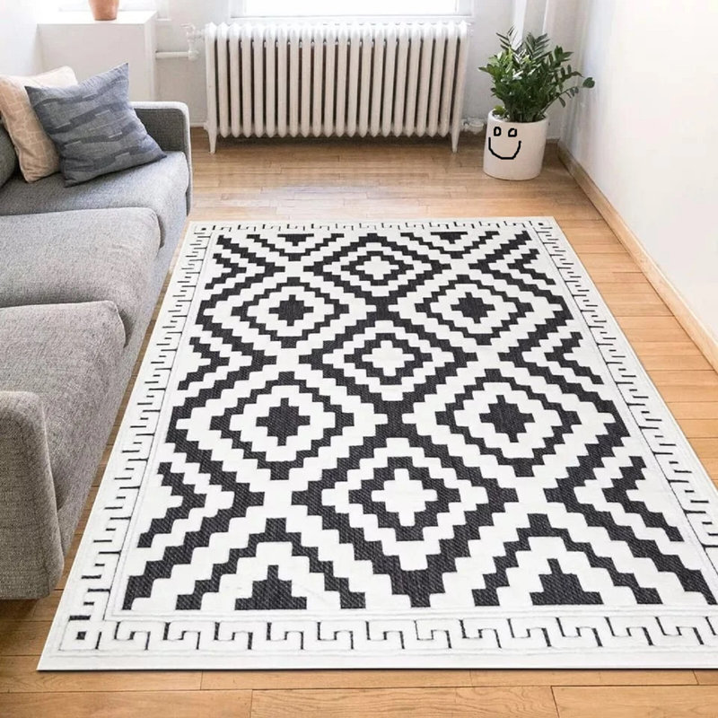 Geometric Area Rug, Rectangle 160 x 230 cm
