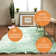 Diller Mint Faux Fur Machine Washable Shag Fluffy Area Rug