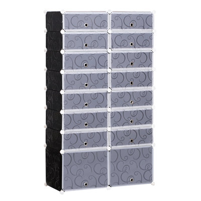 Larriah 32 Pair Shoe Storage Cabinet