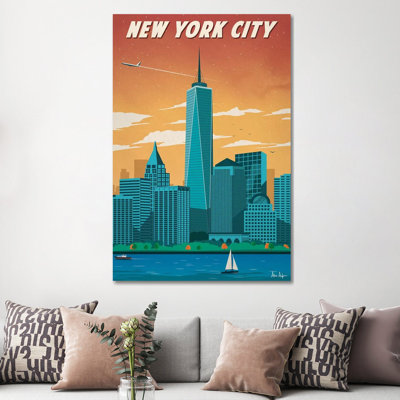 New York City II by IdeaStorm Studios - Wrapped Canvas Print