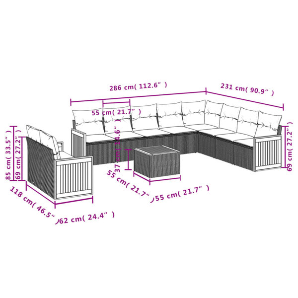 Dimensions du produit