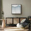 «Blue Grey Industrial Line», reproduction de cadre flottant sur toile-1121179204-1121179205
