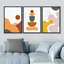 3 pièces, cadre flottant, impression sur toile-79731365-79731364