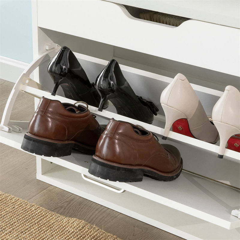 4 Pair Shoe Storage Bench