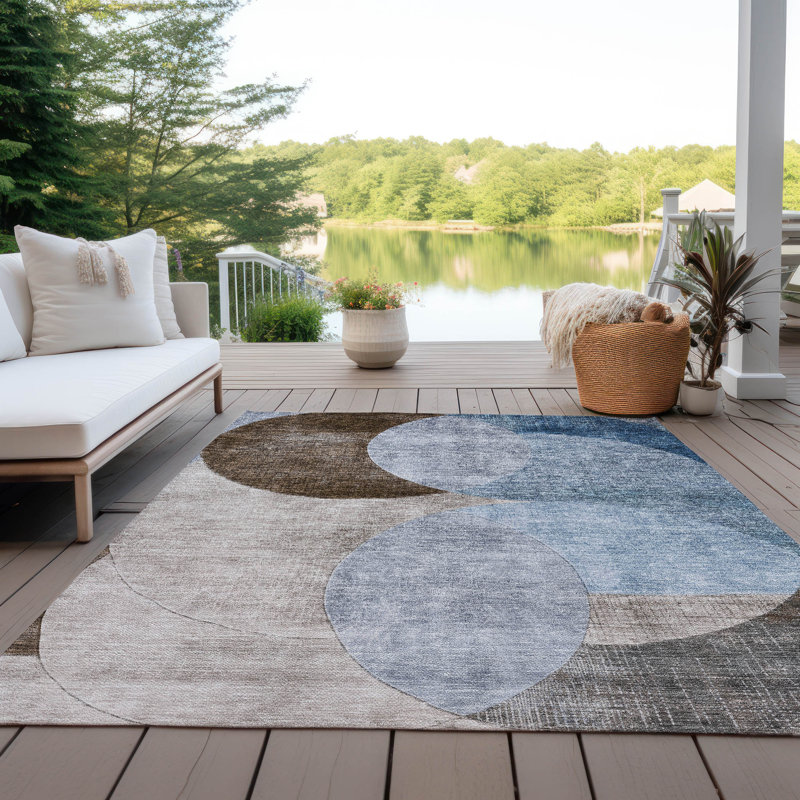 Tapis intérieur / extérieur lavable Henry , 10 pi x 14 pi