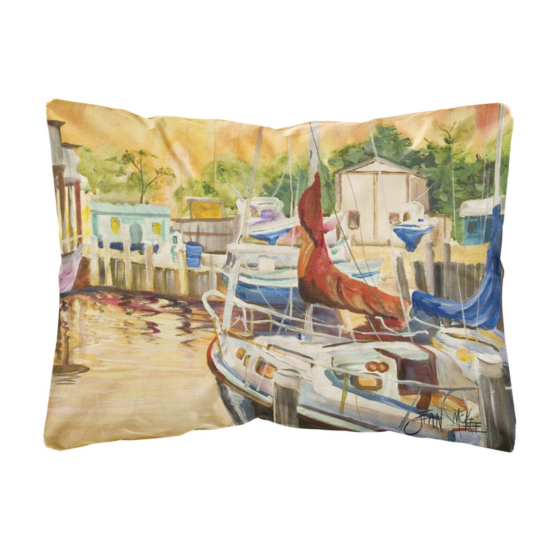 Coussin décoratif intérieur/extérieur bay voilier Sunset