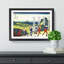 Senju in Musashi Province by Katsushika Hokusai - Picture Frame Painting Print-55619288-55619293