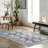 Finley SpinClean Machine Washable Vintage Distressed Area Rug-947950398