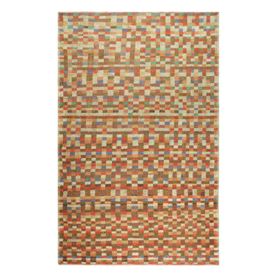 One-of-a-Kind 3'5"x5'4" Hand Knotted Area Rug