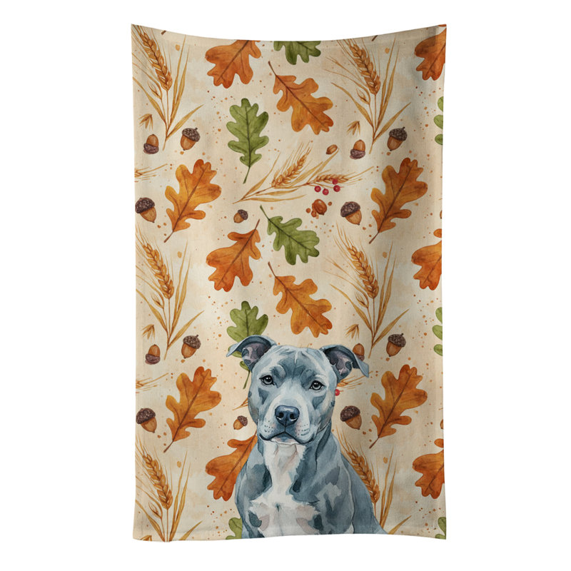 Serviette de cuisine bleu American Staffordshire Terrier Heirloom, Staffordshire terrier bleu américain