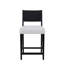 Tabouret de comptoir noir Alistair Cangelosi