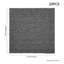 50cm W x 50cm L Textured Cut And Loop Mounting / Installation Required Polypropylene Plastic Carpet Tile