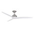 Spitfire 60 inch Indoor/Outdoor Ceiling Fan - Galvanized with White Washed Wood blades