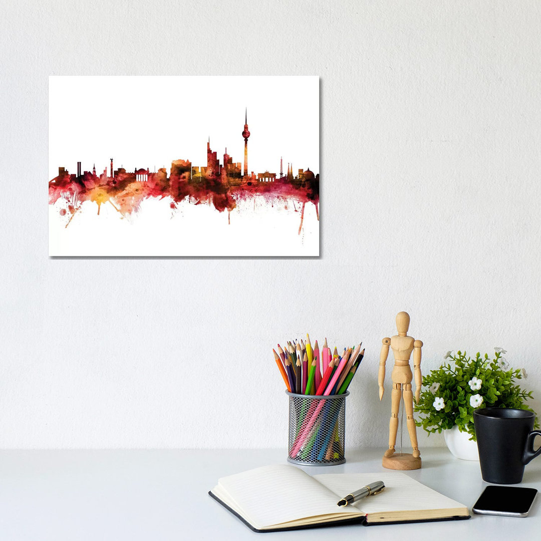 Berlin, Germany Skyline by Michael Tompsett - Wrapped Canvas Gallery-Wrapped Canvas Giclée
