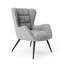 Espen Accent Chair Blue Velvet Lounge chair-1721442403