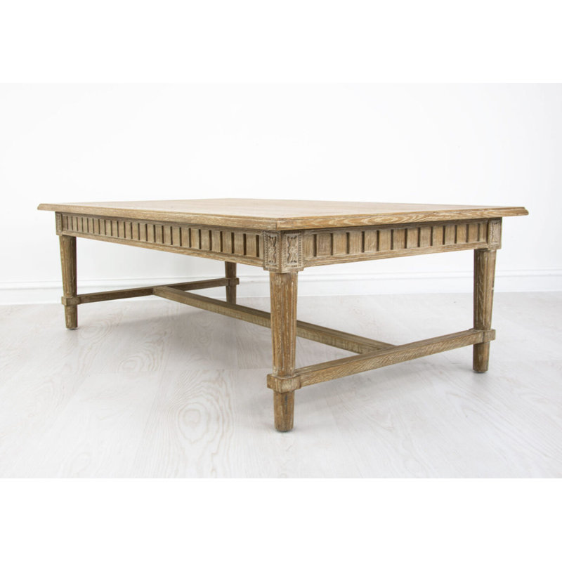 Fleur Solid Wood Coffee Table