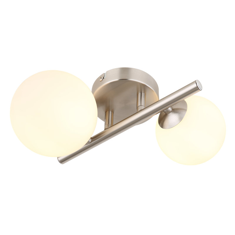 Oxly Glass Semi Flush Mount