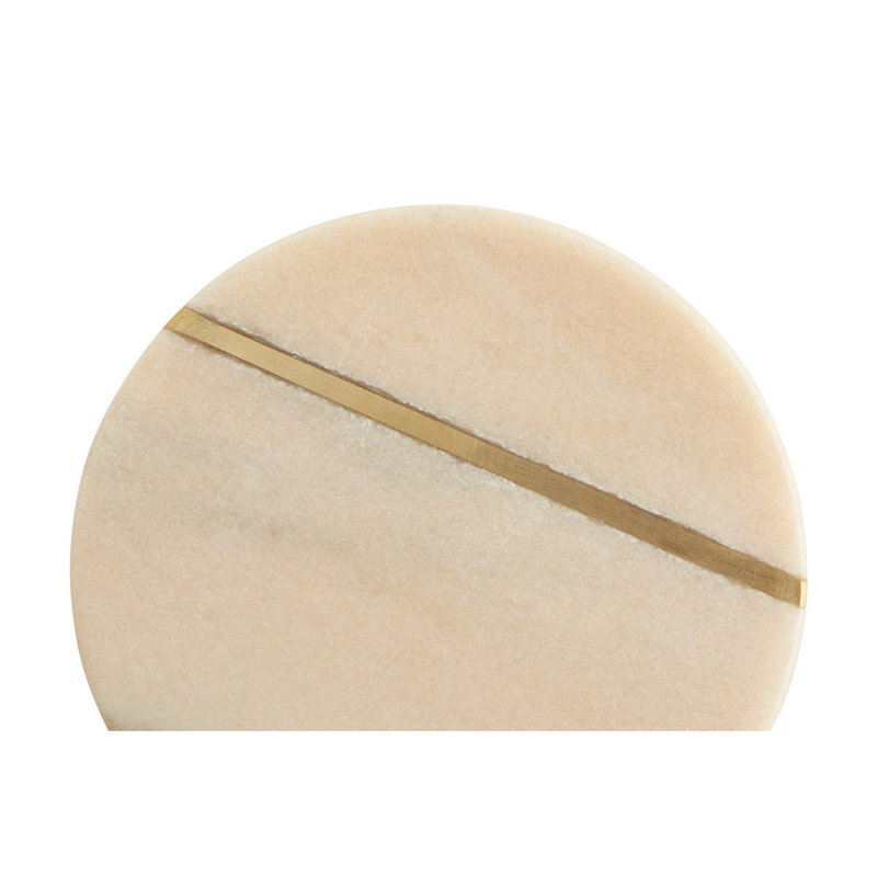 Roisin Marble Round 4 Piece Coaster Set