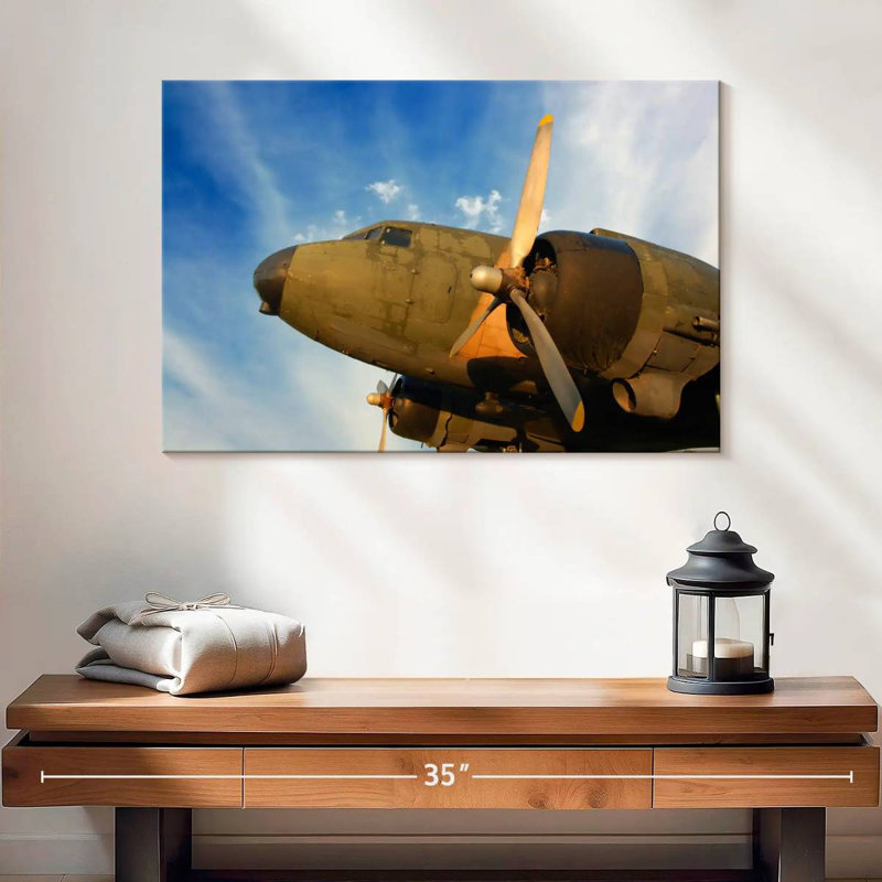 Avion de guerre Mehar Old, H 16 po x l 24 po