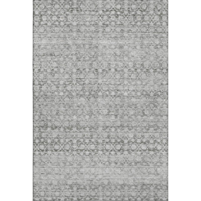 Premium Machine Washable Bucz AMF1747 Stripe Rug