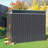 Waterproof Metal Storage Shed - Lockable Door & Side Window for Garden/Patio (Gray)-109510529