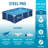 Bestway Steel 9'10" x 6'7" x 26" Rectangle Above Ground Pool w/DuraPlus Liner