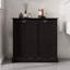 Armoire de trieur de linge à deux compartiments inclinable, durable et élégante pour la gestion organisée de la lessive