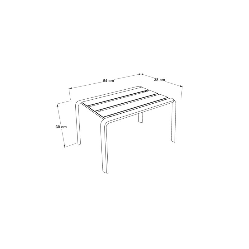 Sola Metal Outdoor Ottoman