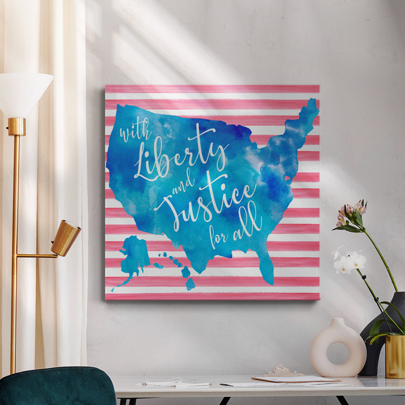 «United We Stand I», reproduction sur toile tendue, H 16 po x l 16 po x P 1,5 po