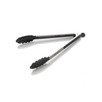  OXO Good Grips 9-Inch Tongs with Silicone Heads, Black :  Everything Else