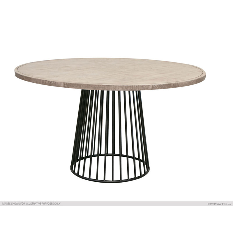 Kevyn Round Solid Wood Dining Table