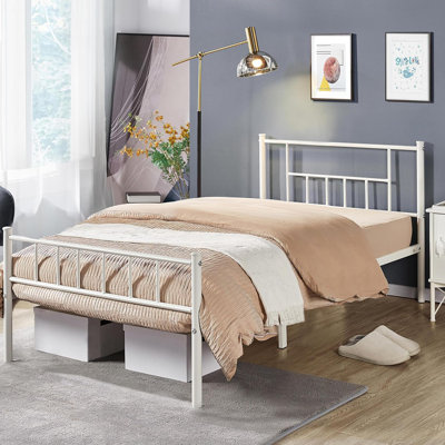 Delaenie Metal Platform Bed