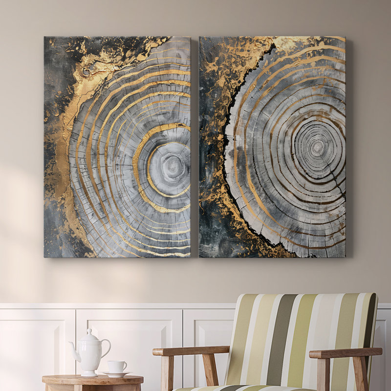 ABSTRACT Series CCXLI-Premium Gallery Wrapped Canvas -Ready to Hang, 18" H x 24" W