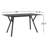Pontus Rectangular Outdoor Dining Table , in. W in. D-683196381-683196380