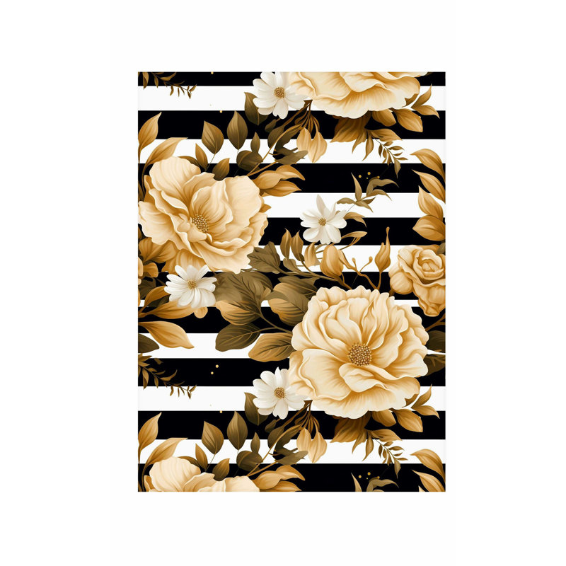 Impression d'art moderne sans cadre Floral Luxe Floral Dreams III, H 30 po x l 20 po