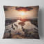 Oreiller en afrique de soleil coucher de mer rocky-29453981-29453977