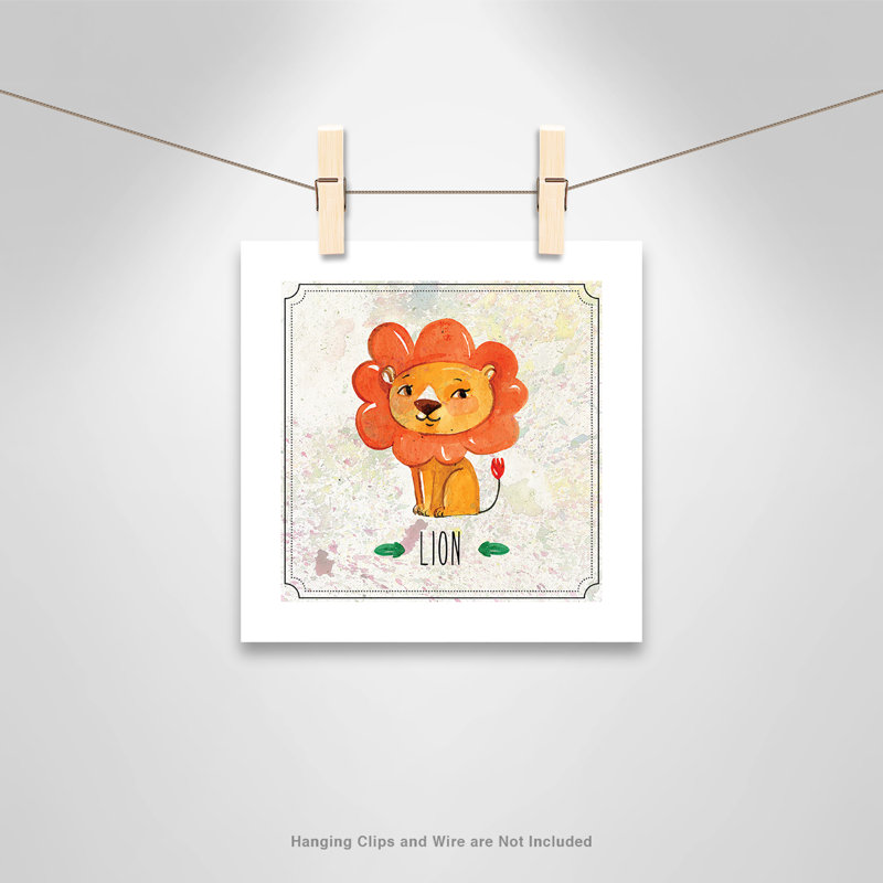 Impression sur papier Jungle Day 1 ', H 10 po x l 10 po x P 1 po, Papier