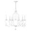 Lustre classique / traditionnel à 6 lumières de style bougie avec détails en cristal Abdel-Rahman-21530055