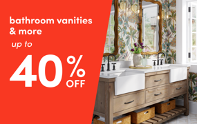 bathroom vanities & more on clearout