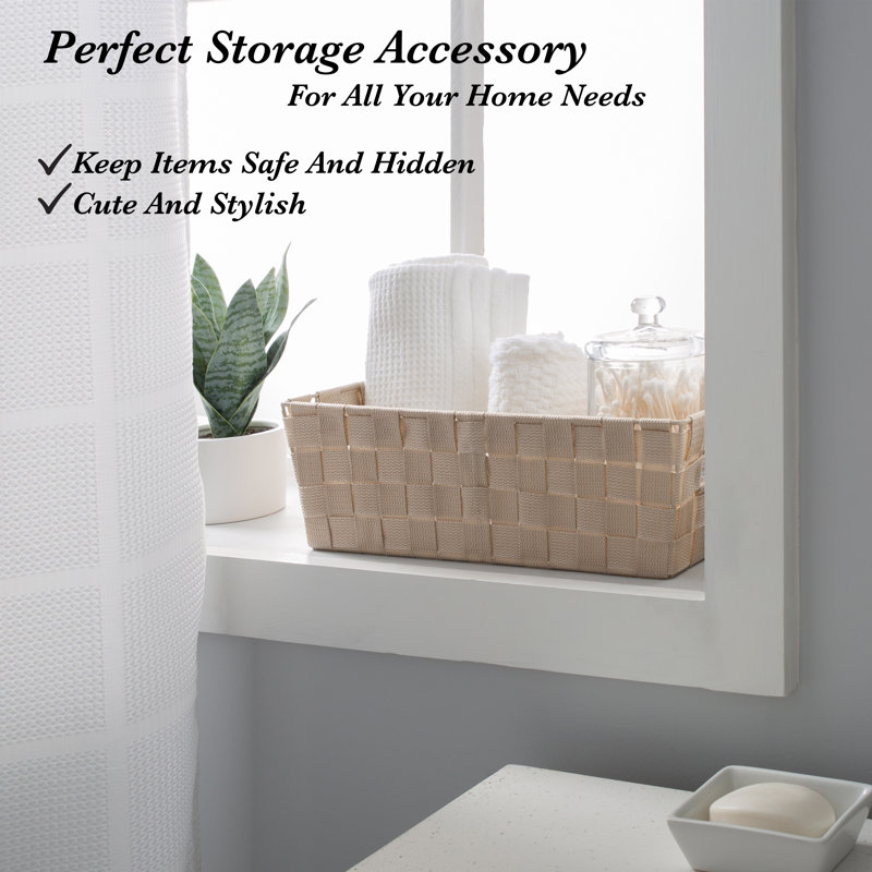 Simplify Plastic Bin, Ivory
