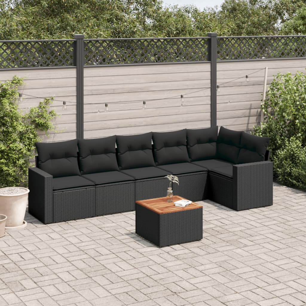 Gartensofa mit Kissen