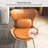 Leather Upholstered Wingback Accent Chair With Pillows