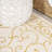 Debbe Vintage Filigree Textured Weave Cream/Yellow Indoor/Outdoor Rug-1293997585