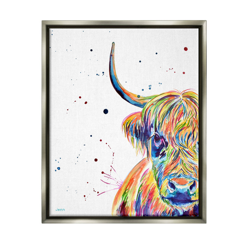 Art mural sur toile Vivant, H 21 po x l 17 po x P 1,7 po, Cadre flottant gris lustré