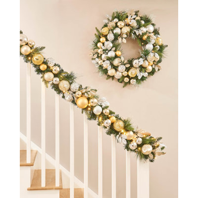 39.97 cm in. Lighted Fresh Faux Artificial