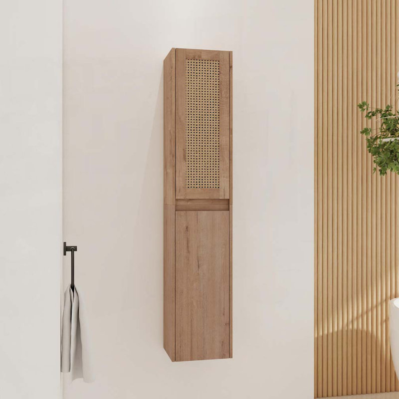 Bathroom Side Cabinet,Soft Close Doors,Float Mounting Design